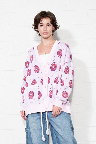 SWEET SPRINKLE DONUT CARDIGAN